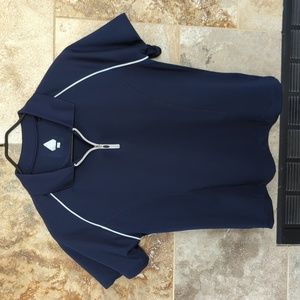 Large Navy Bolle Top Activewear Athleisure Golf